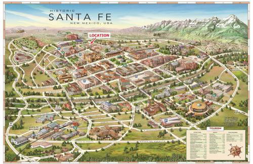 Designer Loft at the Santa Fe Plaza Spacious 520 Sq Ft, King Bed - Foto 2