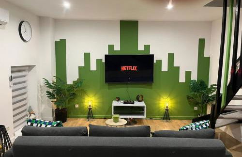 Escale au jardin des rêves terrasse parking privée 8 personnes - Foto 15