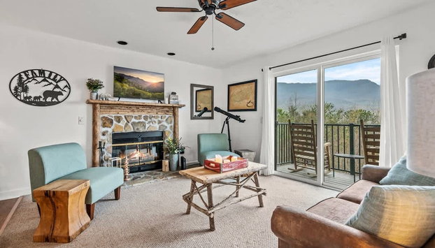 Sleeps 4 Mountain Views Indoor Pool Hot Tub - Foto 2, Habitación