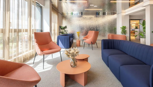 Zona de estar del vestíbulo