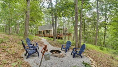 Private Hot Tub and Fire Pit Family Broadway Cabin - Foto 3