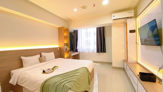 Comfy And Spacious Studio Apartment At One Narita Residence - Foto 2, Habitación