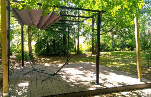 Le Parc Jean Édouard - Spa avec jacuzzi privé - Superbe villa 4 chambres - 9 couchages - 6 lits - Poêle - Parking - Climatisation réversible- Terrasse ombragée et grand jardin - Foto 16