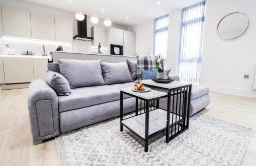 The Abbey Apartment - 1BR Apt with Dedicated Workspace, Fast Wifi & Stylish Kitchen Island & Free Secure Underground Parking - Foto 9