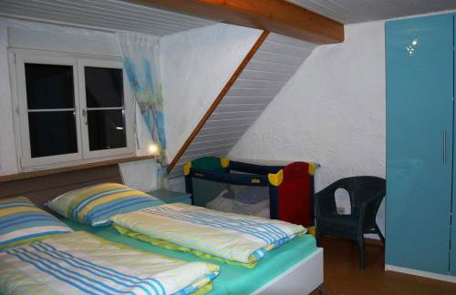 FERIENHOF KATZENMAIER, Bauernhof- und Familienurlaub am BODENSEE, großzügig wohnen, MESSENAH und teils BARRIEREFREI, Spielangebot für drinnen und draußen, Parkplatz am Haus, gute ÖPNV-Anbindung - Foto 19