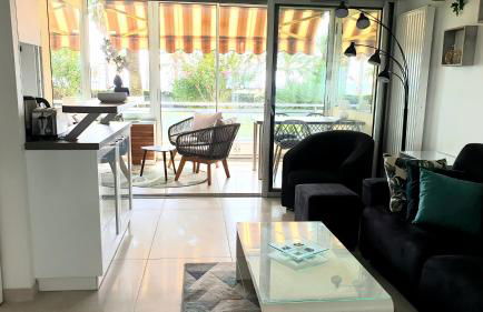 Garden and beach sea view apartment Cannes - Foto 15