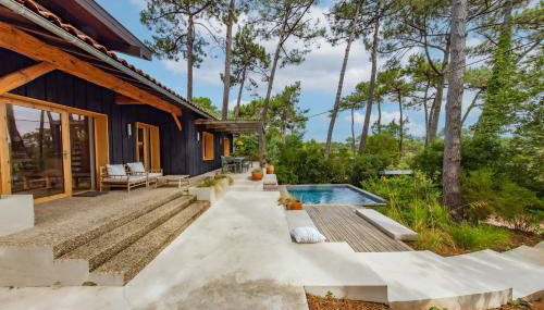 Villa Cap-Ferret, vue bassin-pinède - Foto 2