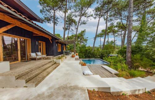 Villa Cap-Ferret, vue bassin-pinède - Foto 2