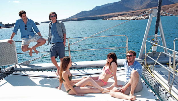 Prendendo il sole a bordo