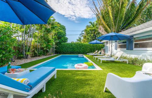 Blue Water Bungalow - Chic Palm Beach Vibes - Foto 3