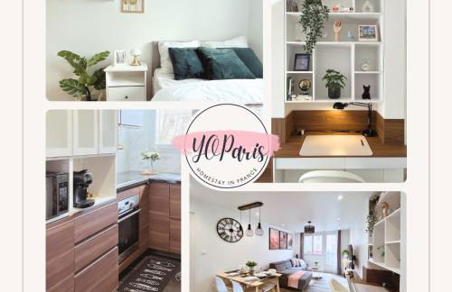 Entire 60m2 apartment - Close to Paris - Parking - Kitchen - 2min RERB - Olympic'24 - Foto 2