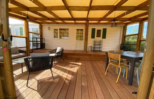 Charmant Mobile-home 6 personnes sur terrain privé à 200 m de la plage - PADRIG - Foto 2