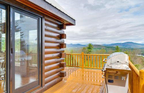 Mtn-View Deck Scenic Conway Log Cabin! - Foto 33