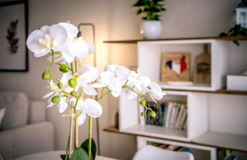 La Résidence Fleurie, vue sur le Lac Léman - Foto 8