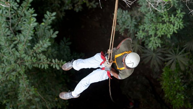 Adrenaline Pumping Black Hole Drop: Rappelling at Ian Anderson's Caves Branch - Photo 2