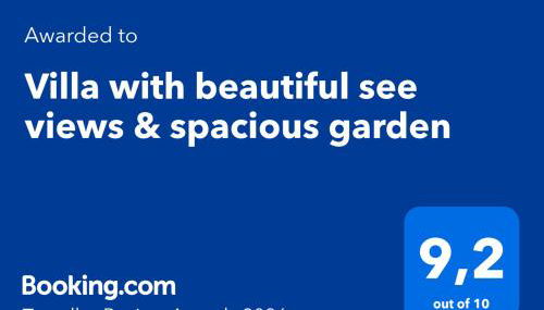 Villa with beautiful see views & spacious garden - Foto 3