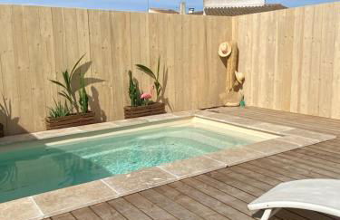 Mas des Oliviers, maison avec piscine privative et chauffée, 3 animaux acceptés LOCAMARGUE - Foto 10