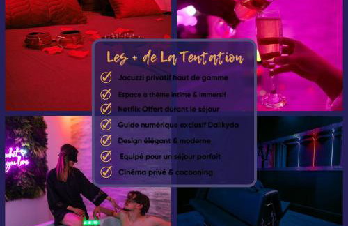 Dalikyda La Tentation Jacuzzi Cinéma élégant - Foto 8