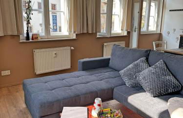 Altstadt Apartment Zittau - stilvolle familienfreundliche Ferienwohnung 78qm am Zittauer Museum und Zittauer Gebirge im Herzen der Oberlausitz mit eigenem Parkplatz ideal zum Wandern im Dreiländereck - Foto 17