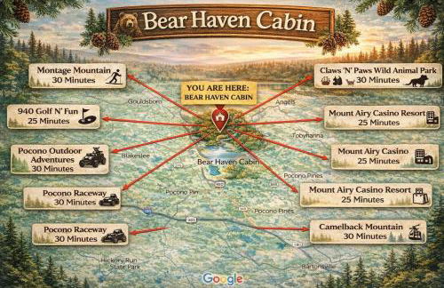 Bear Haven Cabin - Epic Game RoomLakeFire Pit - Foto 6
