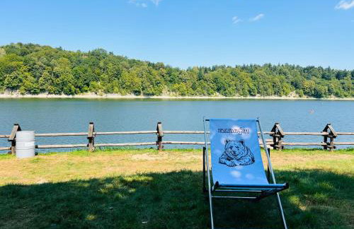 BIESZCZADZKI RAJ z prywatną działką przy linii brzegowej Jeziora Solińskiego Sauna Basen sezonowy - Foto 40