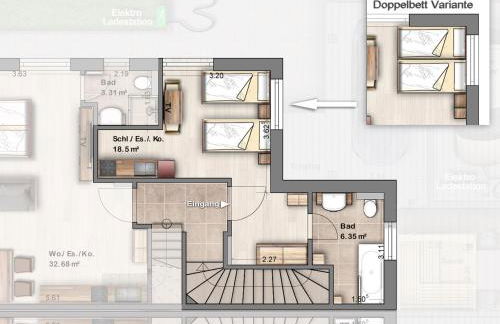 -Neubau- 24 qm Studio-Apartment - Foto 33