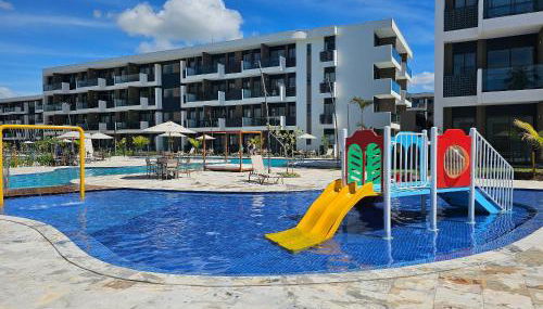 Flat premium com varanda gourmet no Makia Resort em Muro Alto 4 pessoas - Foto 3