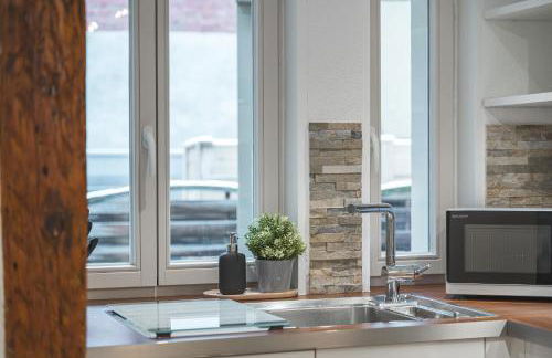 TOP Apartments - Moderne Altbauwohnung im Zentrum Ludwigsburg - Kingsize Bett - Netflix - 80qm - 24h Check-In - Foto 32