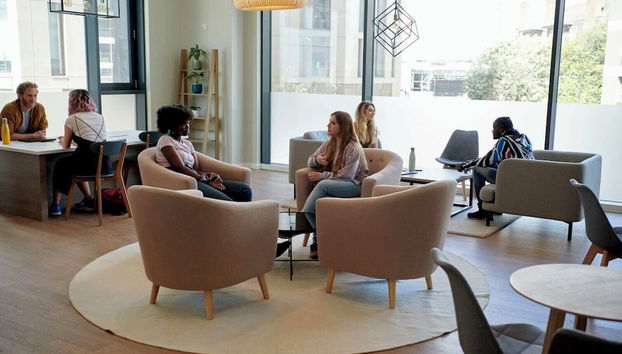 Sala de estar do lobby