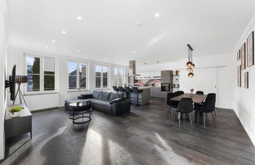 Iller Homes Memmingen - Moderne Fewos mit Terrasse für bis zu 7 Pers mit Parkplätzen - Foto 18