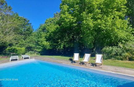 Domaine de Cachaou Logis du Pujeau sauna & spa piscine chauffée - Foto 15