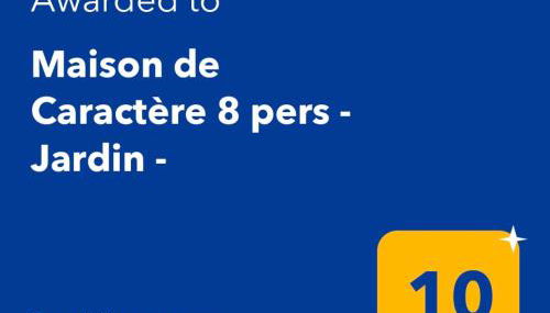 Maison de Caractère 8 pers - Jardin - - Foto 5