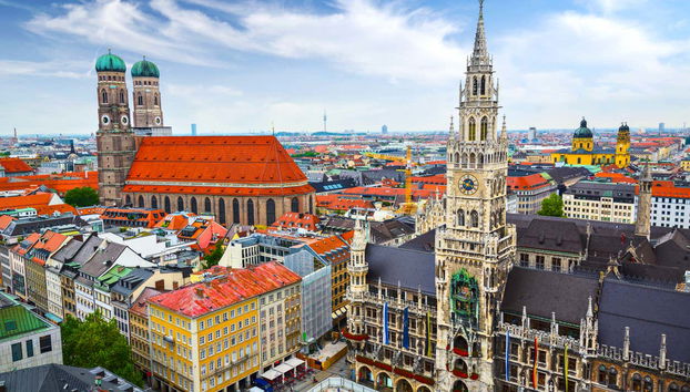 View of Munich city center