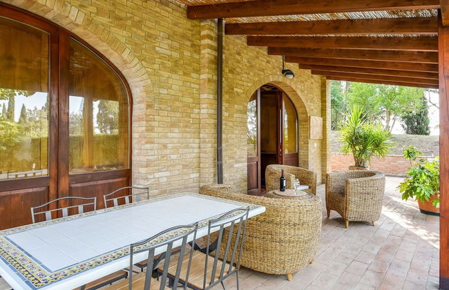 Private Garden and Pool, Near Siena and Crete Senesi - Foto 23