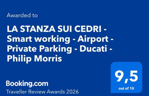 LA STANZA SUI CEDRI - Smart working - Airport - Private Parking - Ducati - Philip Morris - Foto 2