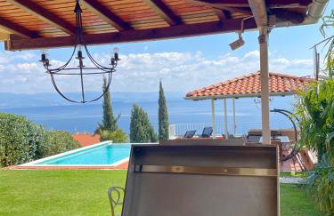 VILLA LOVRAN - 150 m to the beach - infinity pool - incredible sea view - fitness gym - Foto 35