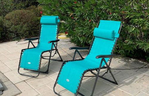 Studio en rez-de-jardin arboré avec accès piscine et clim - Foto 16