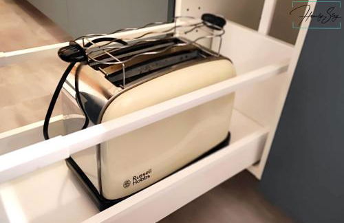 HOMELY STAY Serenity Greens - Stylisch Studio-Apartment with kitchen - 15 min from Central Station-pet friendly - Foto 22