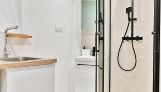 Small air-conditioned studio - Pereire - Foto 5, Shower