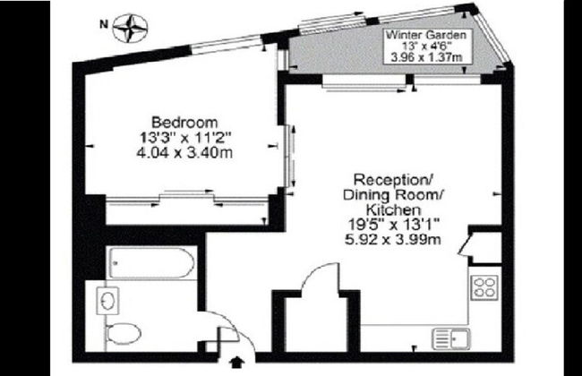 The Kings Cross flat by City Apartments UK - Foto 19