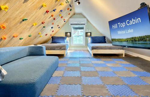 Family A-Frame, HotTub, FirePit, ClimbingWall, EVCharger, & More - Photo 30