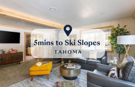 Sweet Pine Deck + Hot Tub, Cozy Modern Interior Close to Ski Resort! - Foto 88