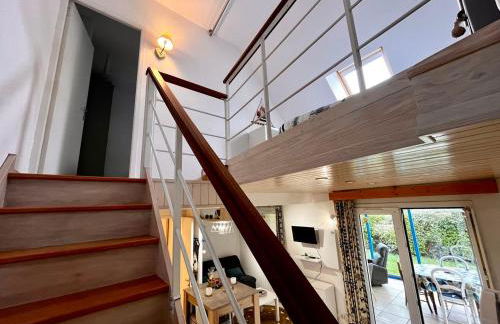 Keraven, charmante maisonnette, piscine commune 1-4 personnes - Foto 8