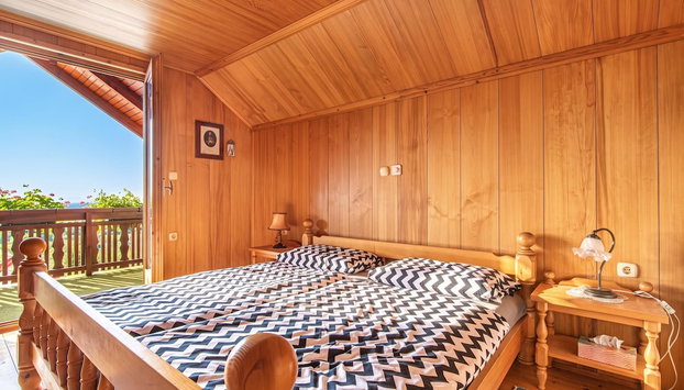 Pool Chalet Adonis w/ Panoramic Views - Foto 3, Habitación