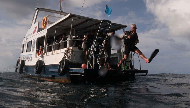 Zambullida en Phi Phi desde el barco