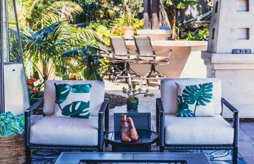 Resort style back yard heated pool and spa - Foto 57