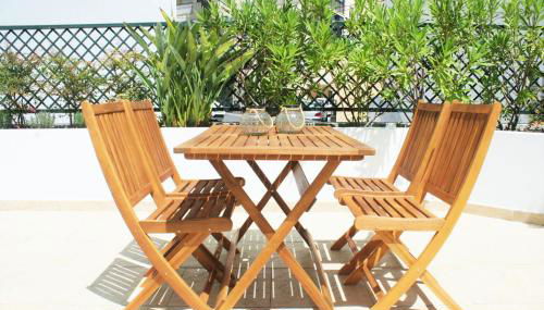 Charming Estoril Apt Beach 5 Min Walk - Foto 3, Garden