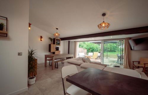 Maison vu Lac en première ligne du lac de Lacanau avec terrain de tennis privatif - Foto 4