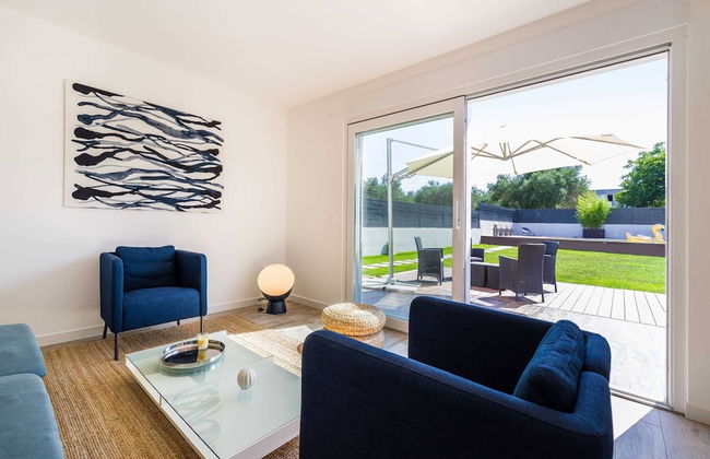 Nice Villa With Private Pool, Fenced Garden, Roofed Terrace, Near the Beach - Foto 10