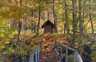 Cozy stream-side cabin - Foto 17